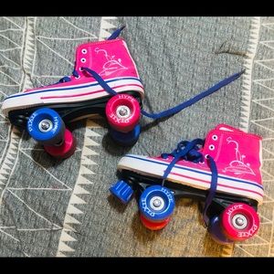 Hype Sk8 Co - Pink Roller Skates - Girls Size 4